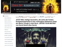Tablet Screenshot of cover-up-newsmagazine.de